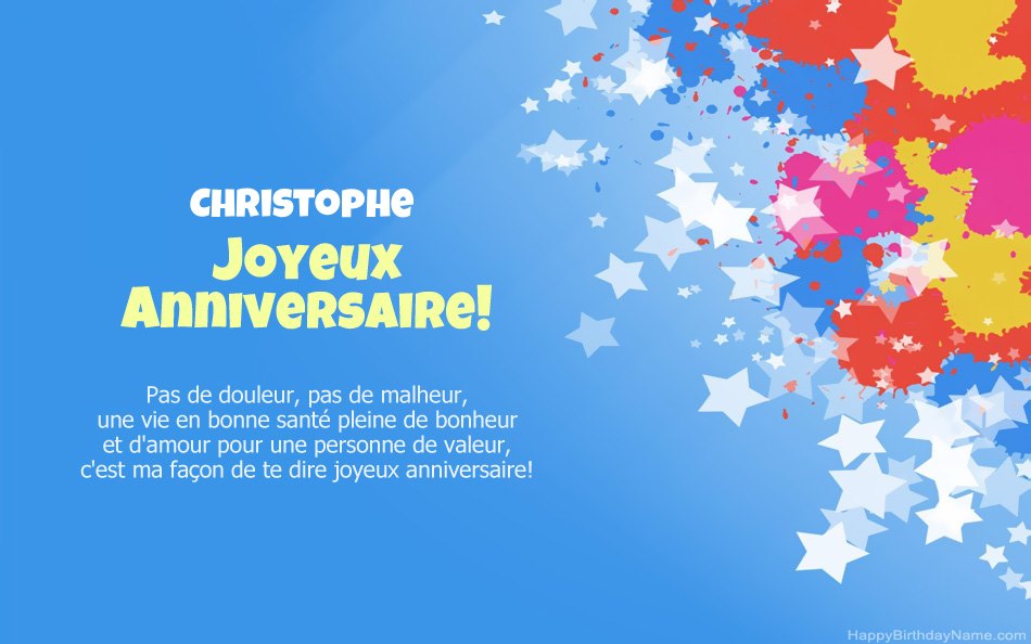 Joyeux Anniversaire Christophe Des Images 25