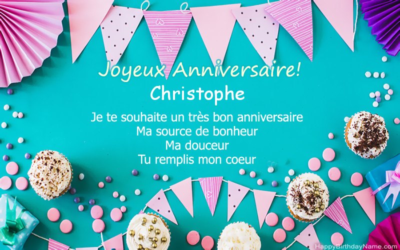 Joyeux anniversaire Christophe, belles images