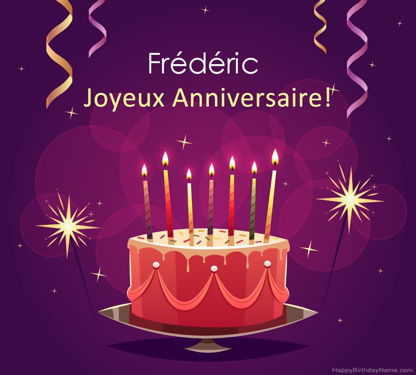 Joyeux Anniversaire Frederic Des Images 25