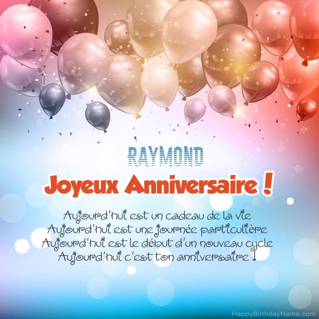 Joyeux Anniversaire Raymond Des Images 25