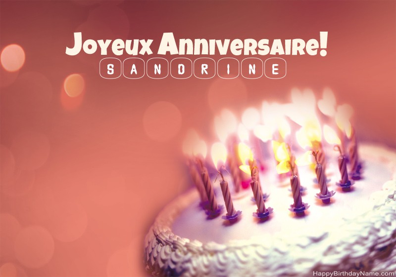 Joyeux anniversaire Sandrine photos