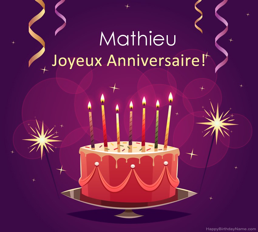 Joyeux Anniversaire Mathieu Des Images 25