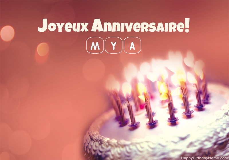 Joyeux anniversaire Mya photos