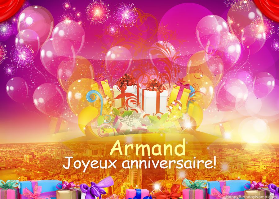 Images drôles Joyeux anniversaire Armand