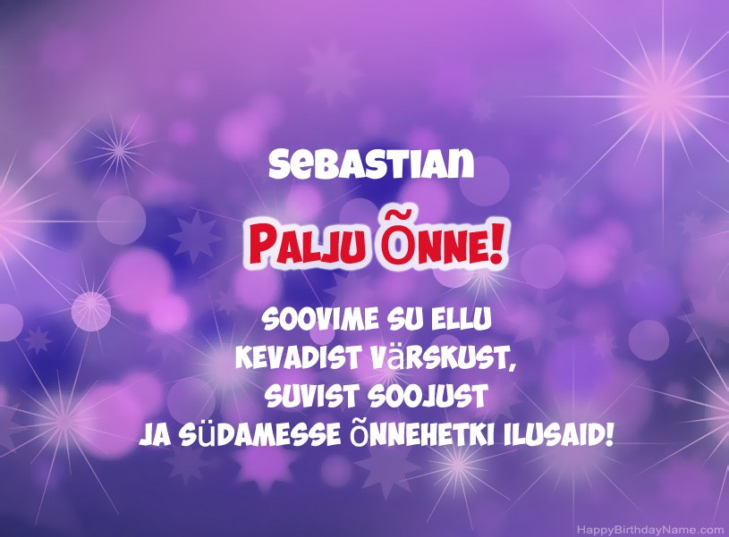 Ilusad pildid Sebastian Ilusad pildid Sebastian
