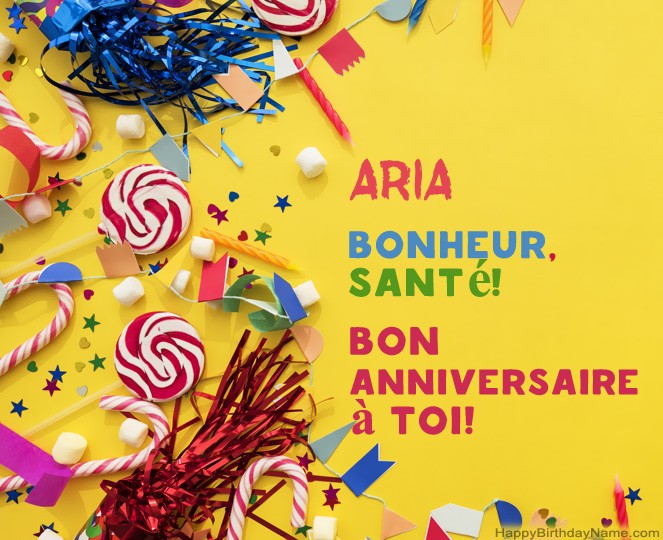Joyeux Anniversaire Aria photos