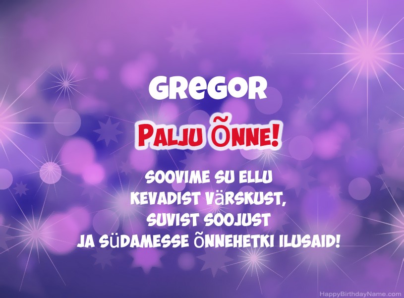 Ilusad pildid Gregor Ilusad pildid Gregor