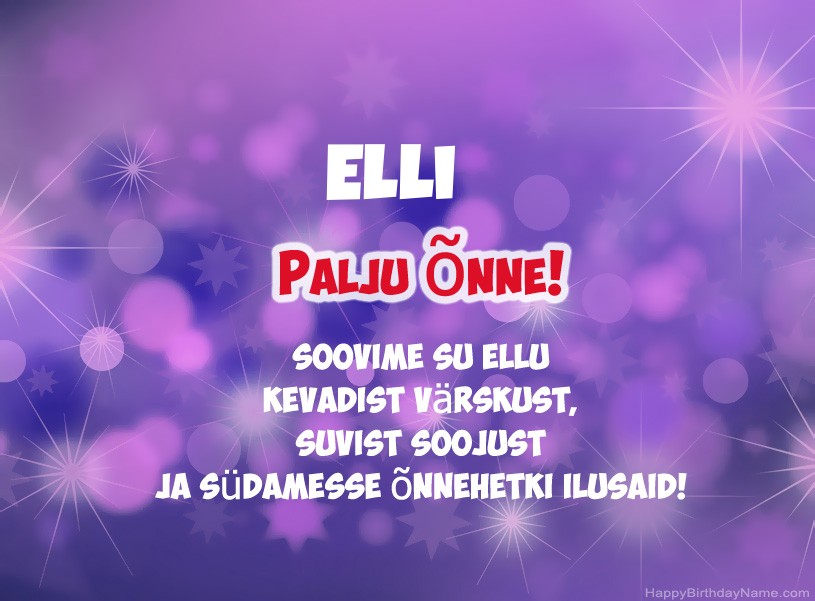 Ilusad pildid Elli Ilusad pildid Elli