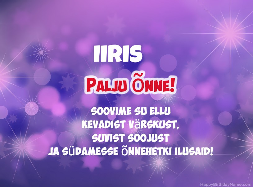 Ilusad pildid Iiris