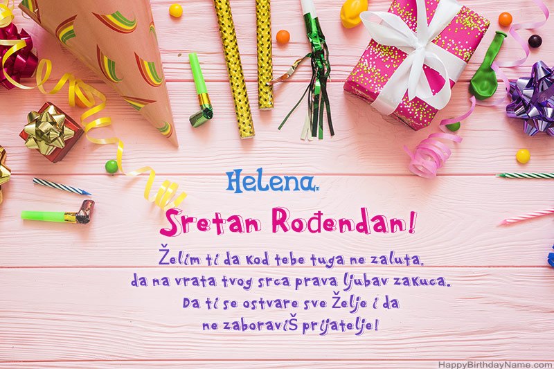 Preuzmite čestitku za rođendan Helena   besplatno