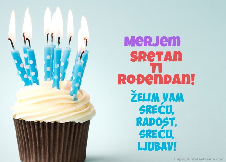 Čestitamo za Sretan rođendan Merjem  