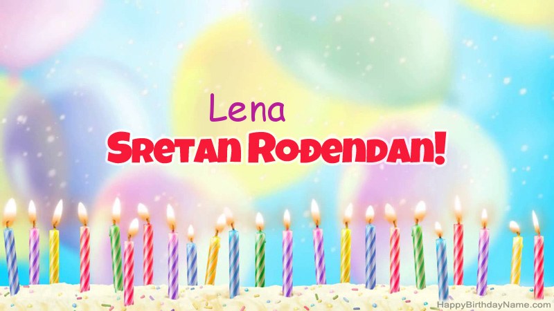 Smiješne čestitke za rođendan Lena  