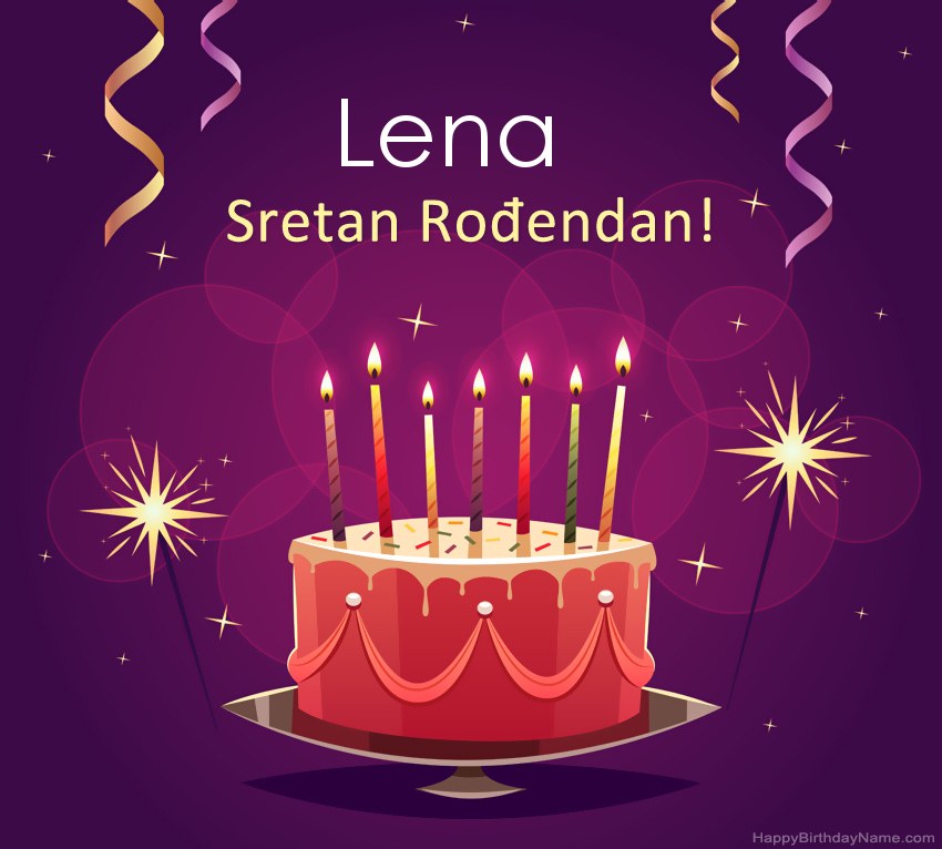 Smiješni pozdravi za slike rođendana Lena  