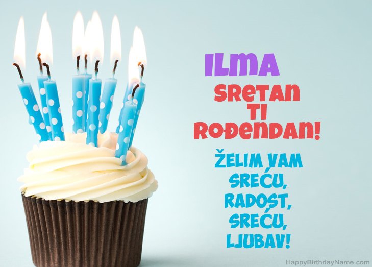 Čestitamo za Sretan rođendan Ilma  