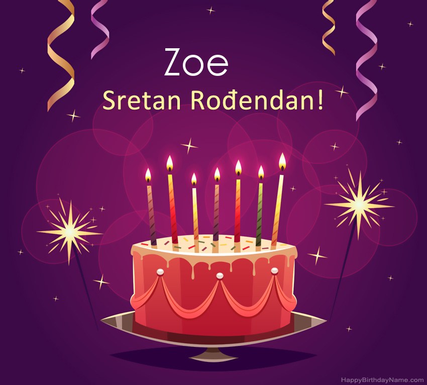 Smiješni pozdravi za slike rođendana Zoe  