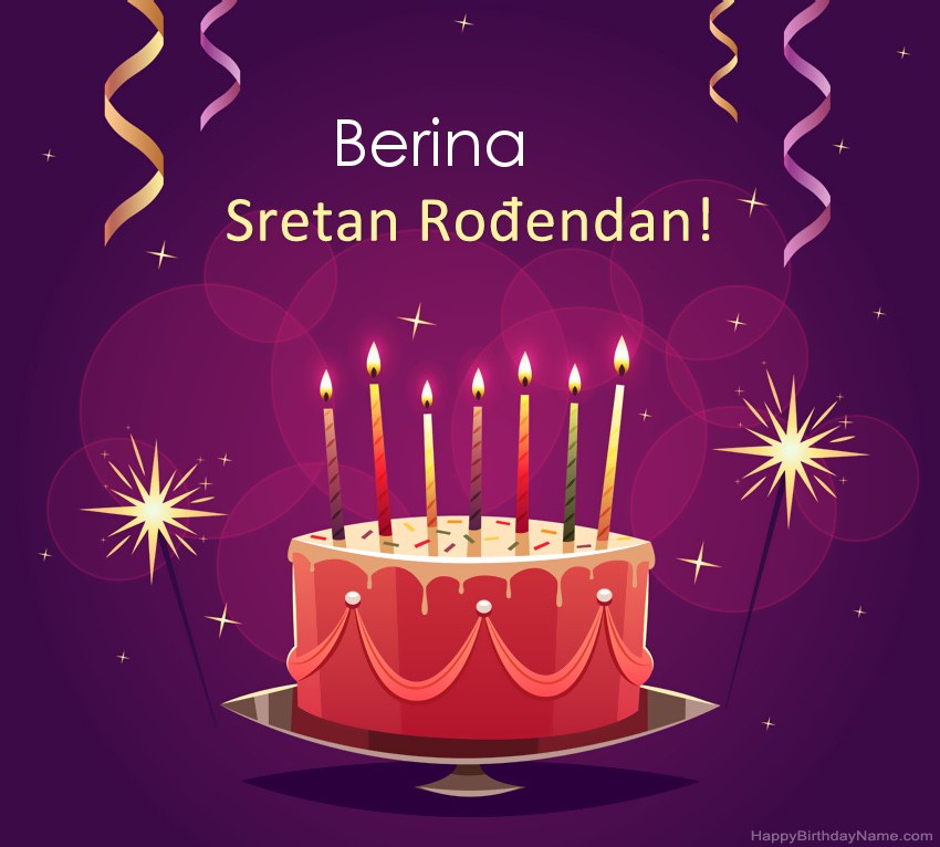 Smiješni pozdravi za slike rođendana Berina  