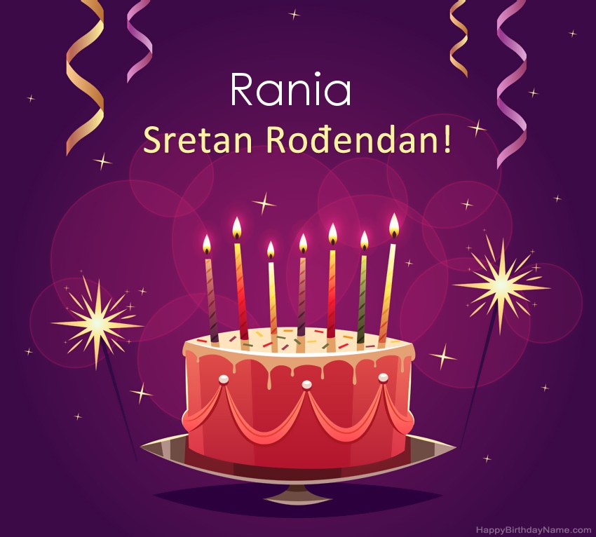 Smiješni pozdravi za slike rođendana Rania  