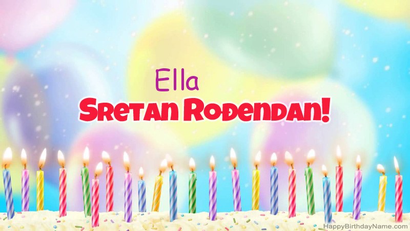 Smiješne čestitke za rođendan Ella  