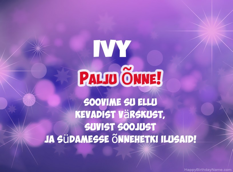 Ilusad pildid Ivy Ilusad pildid Ivy