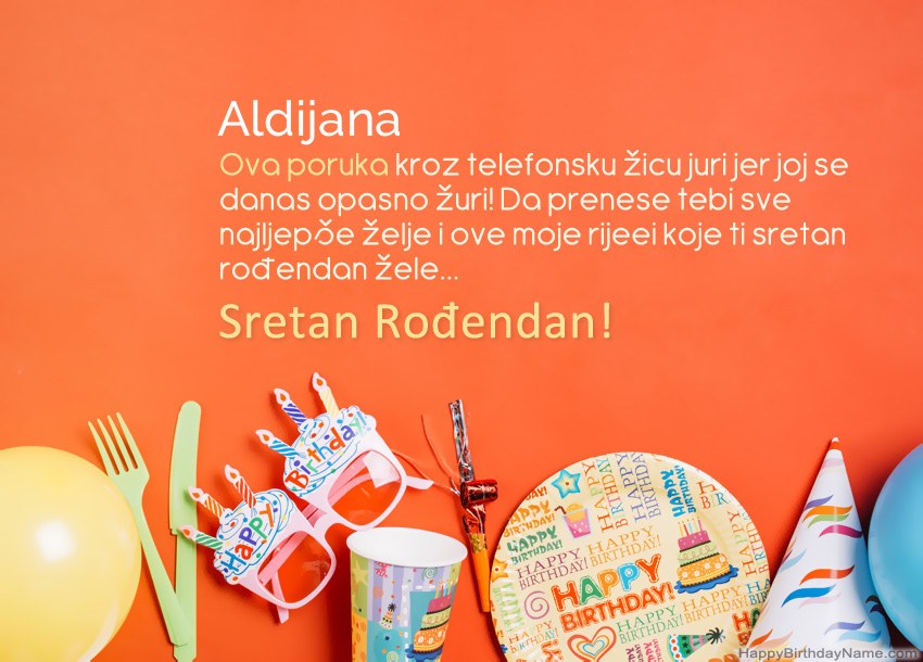 Karte za Rođendan Aldijana  