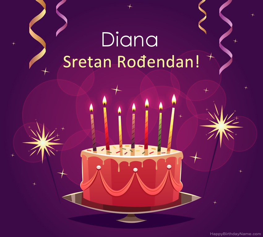 Smiješni pozdravi za slike rođendana Diana  