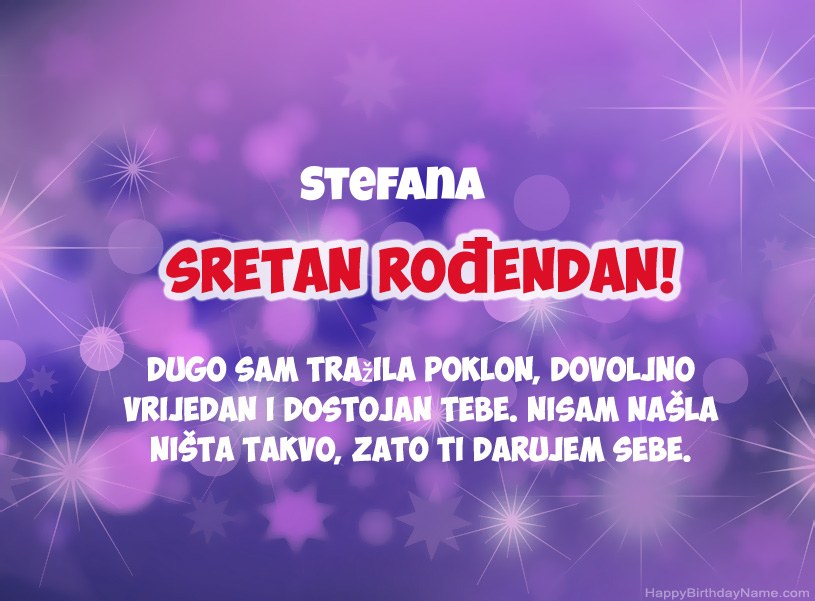 Prekrasne slike za Sretan rođendan Stefana  