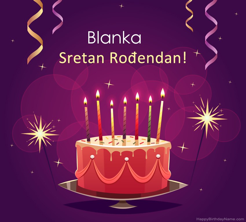 Smiješni pozdravi za slike rođendana Blanka  