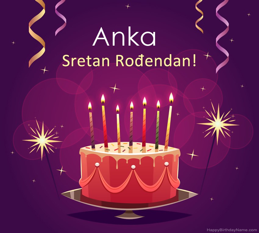 Smiješni pozdravi za slike rođendana Anka  