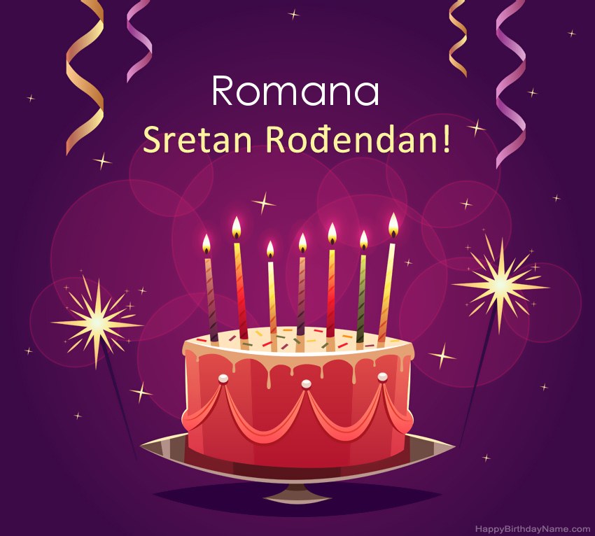 Smiješni pozdravi za slike rođendana Romana  