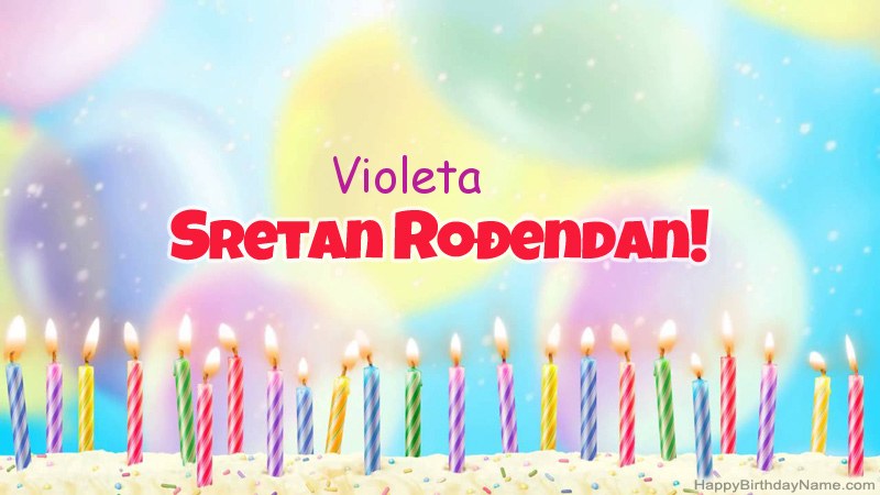 Smiješne čestitke za rođendan Violeta  