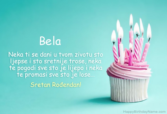 Preuzmite sliku za Happy Birthday Bela  