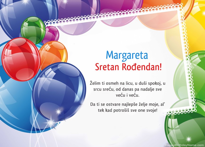 Sretan Rođendan Margareta  !