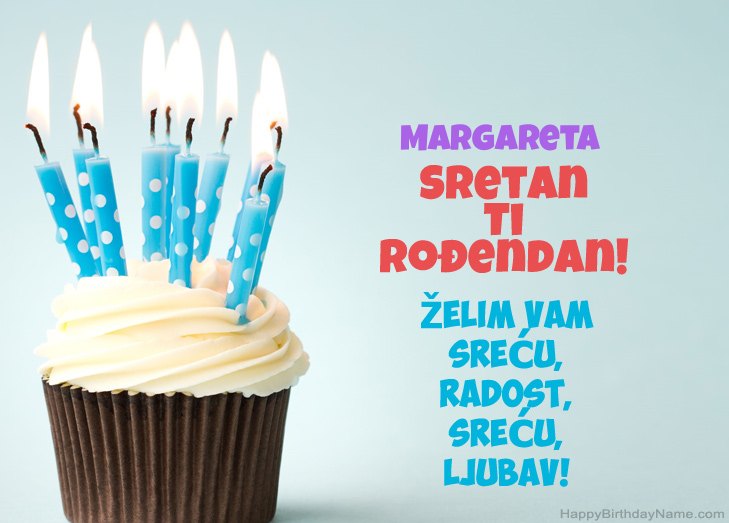 Čestitamo za Sretan rođendan Margareta  