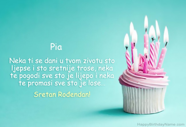 Preuzmite sliku za Happy Birthday Pia  