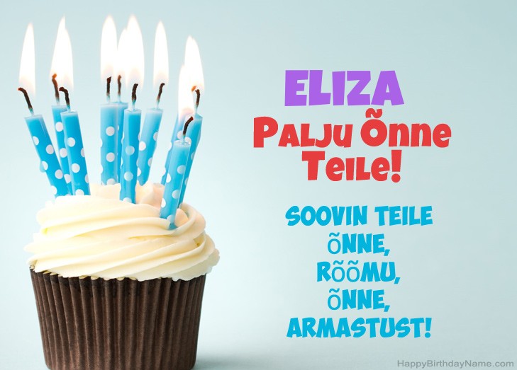 Palju õnne Eliza Palju õnne Eliza