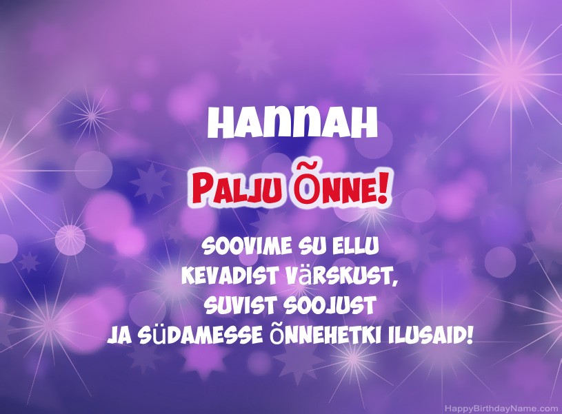 Ilusad pildid Hannah Ilusad pildid Hannah