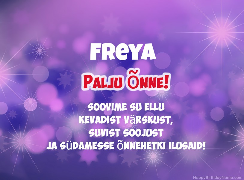 Ilusad pildid Freya