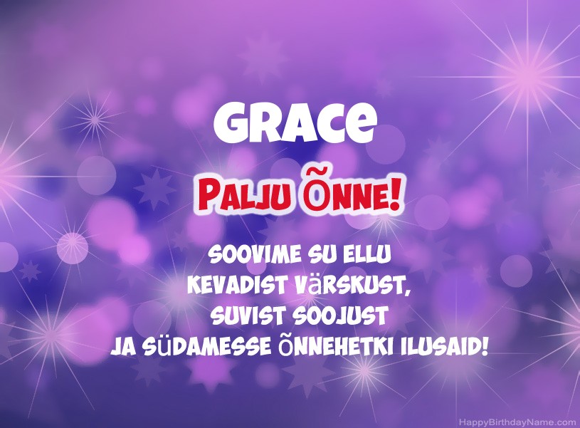 Ilusad pildid Grace
