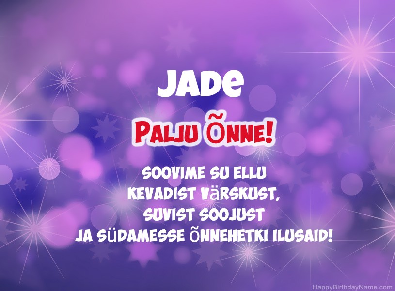 Ilusad pildid Jade Ilusad pildid Jade