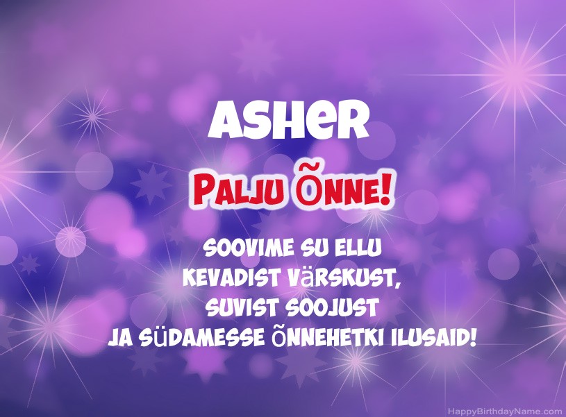 Ilusad pildid Asher