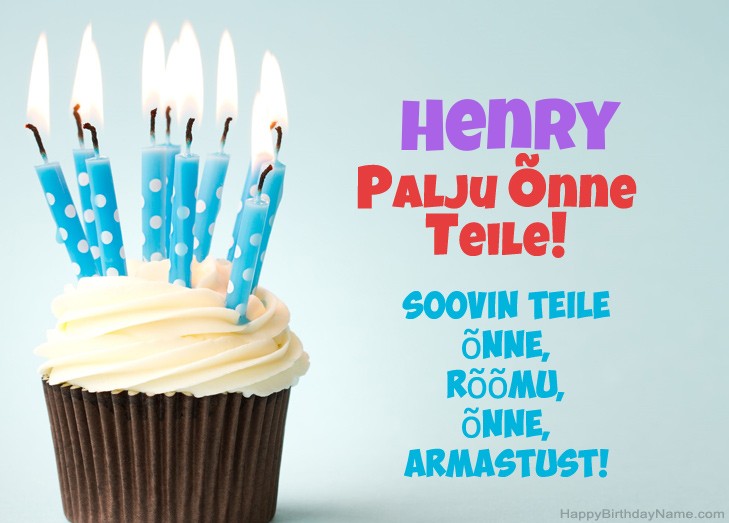 Palju õnne Henry