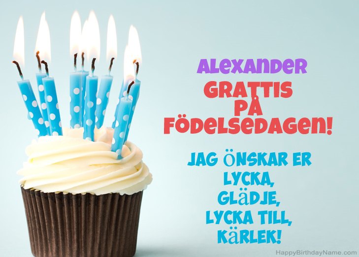 Grattis till Grattis på Alexander