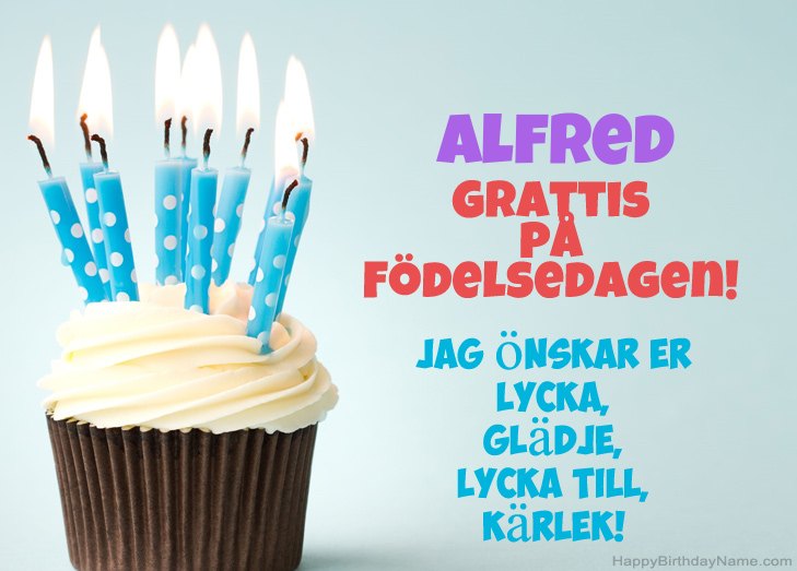 Grattis till Grattis på Alfred