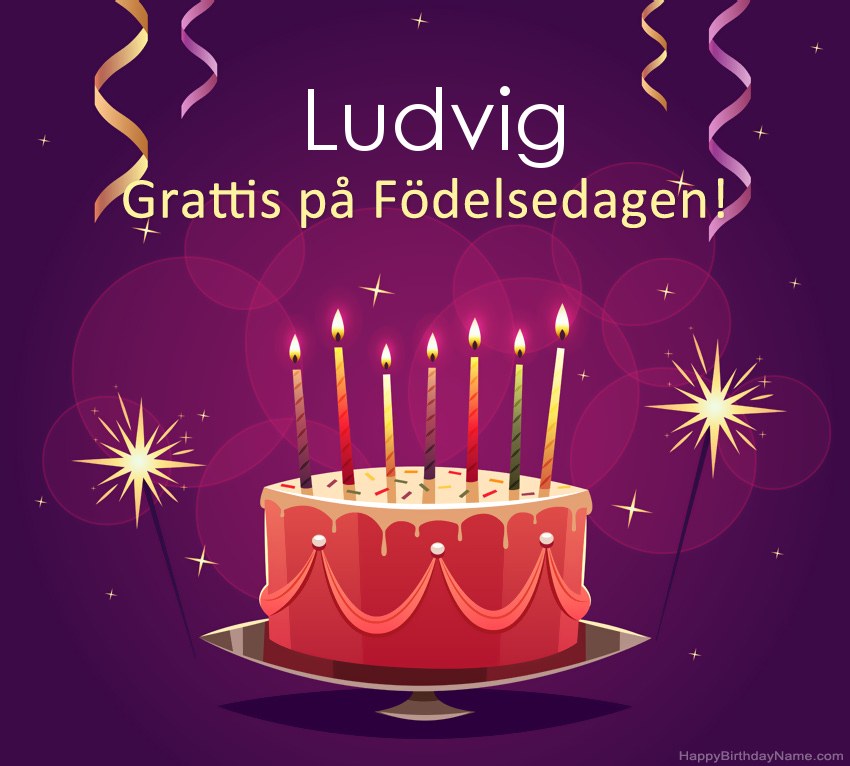 Roliga hälsningar för Happy Birthday Ludvig-bilder
