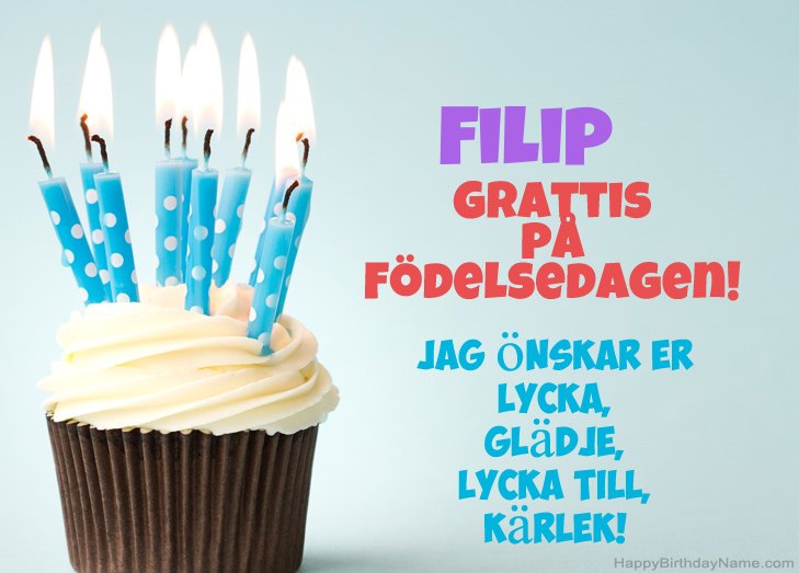 Grattis till Grattis på Filip