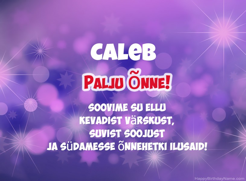 Ilusad pildid Caleb Ilusad pildid Caleb