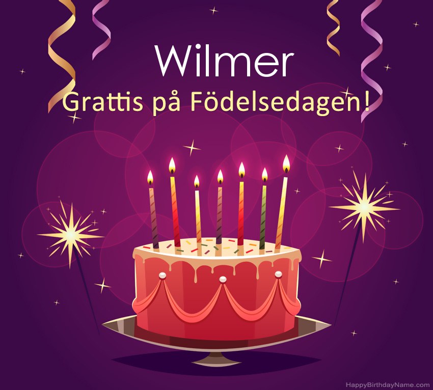 Roliga hälsningar för Happy Birthday Wilmer-bilder