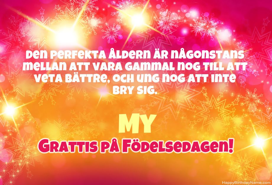 Kul grattis till Grattis på My
