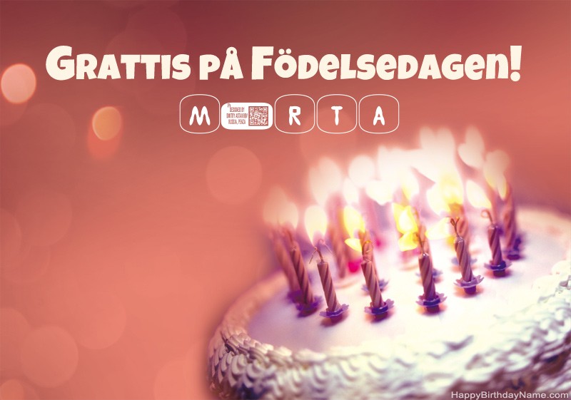 Grattis på födelsedagen MRta-bilder