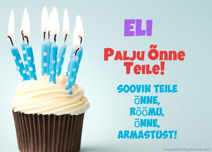 Palju õnne Eli Palju õnne Eli